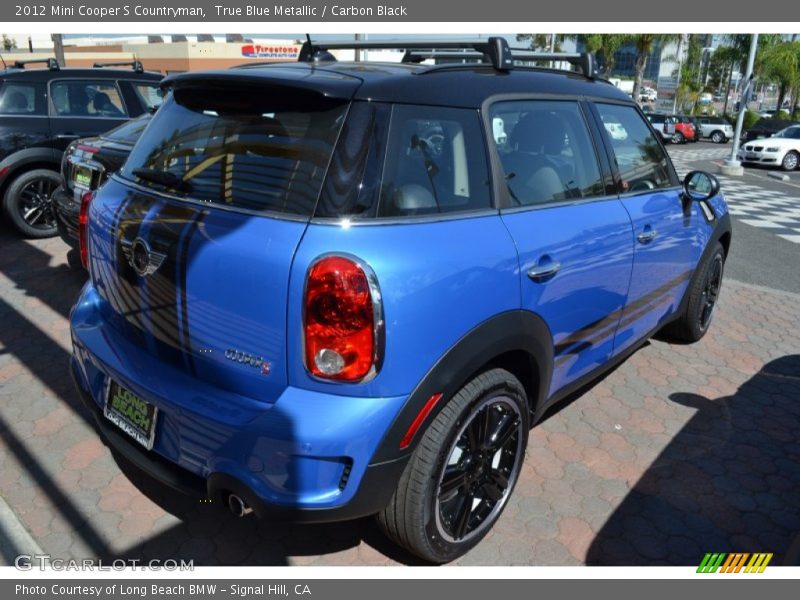 True Blue Metallic / Carbon Black 2012 Mini Cooper S Countryman