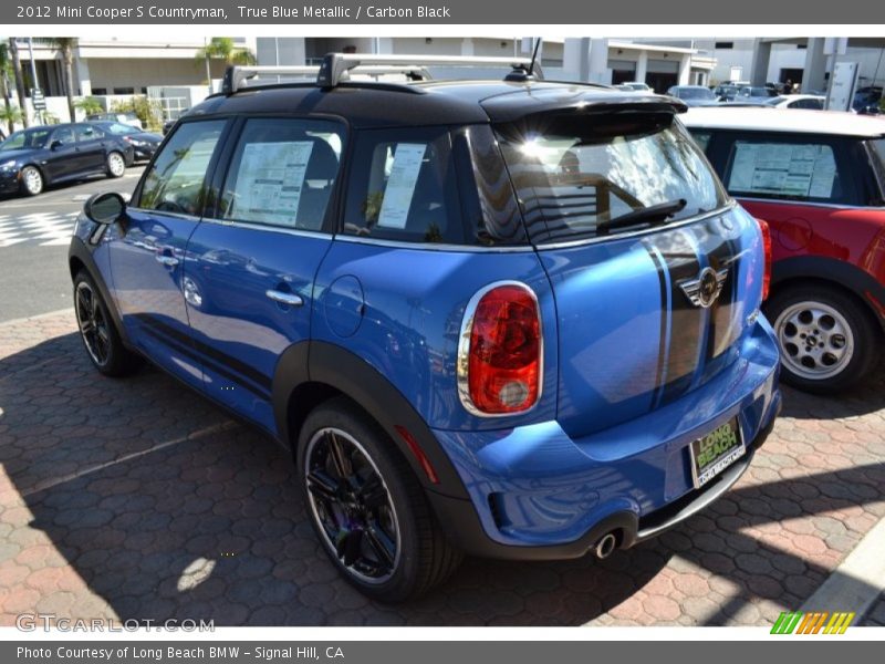True Blue Metallic / Carbon Black 2012 Mini Cooper S Countryman