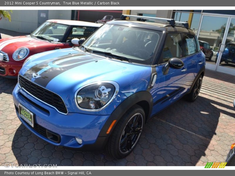 True Blue Metallic / Carbon Black 2012 Mini Cooper S Countryman