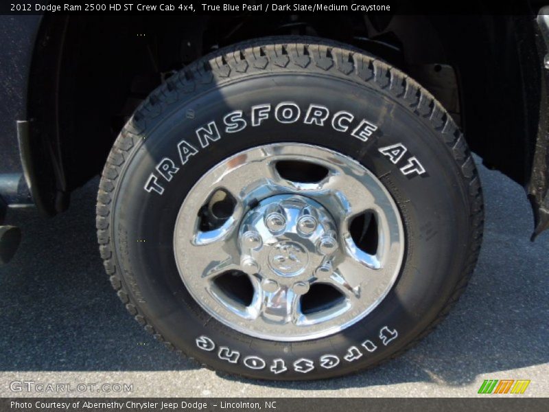 True Blue Pearl / Dark Slate/Medium Graystone 2012 Dodge Ram 2500 HD ST Crew Cab 4x4