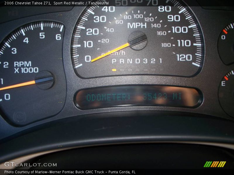 Sport Red Metallic / Tan/Neutral 2006 Chevrolet Tahoe Z71