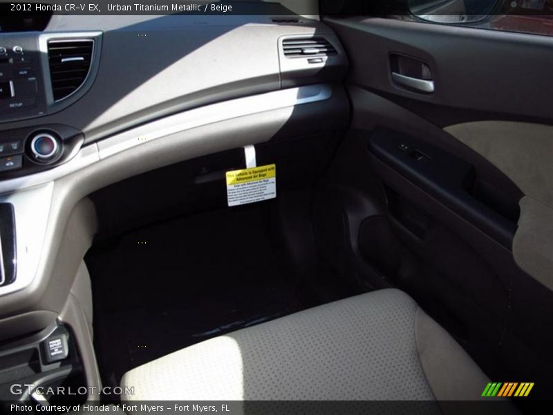 Urban Titanium Metallic / Beige 2012 Honda CR-V EX