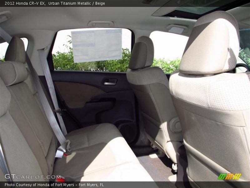 Urban Titanium Metallic / Beige 2012 Honda CR-V EX