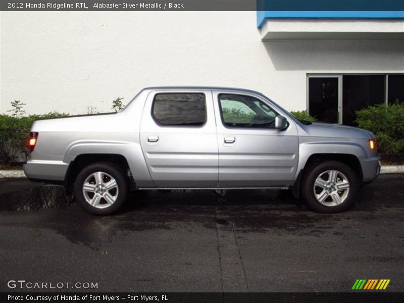Alabaster Silver Metallic / Black 2012 Honda Ridgeline RTL