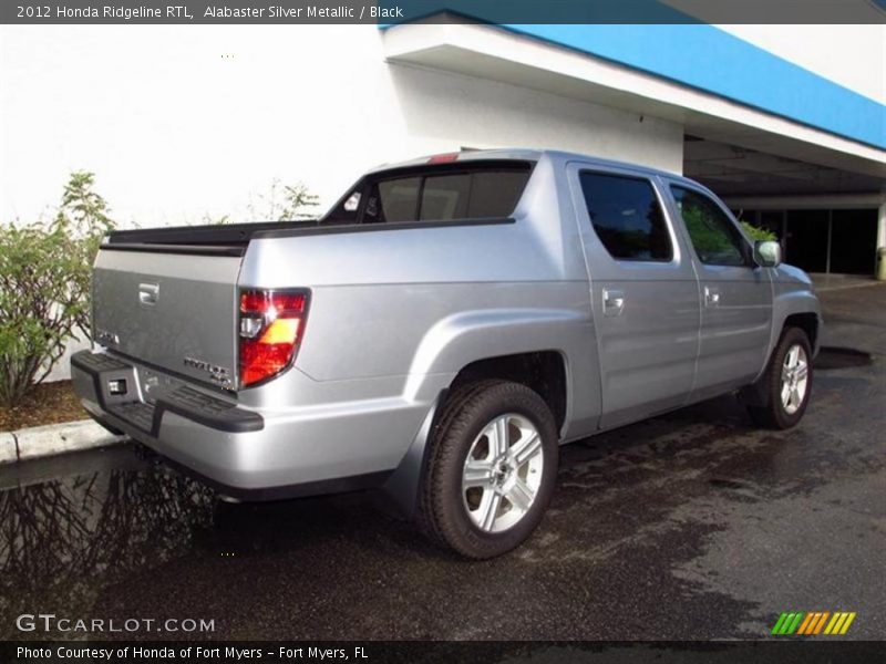 Alabaster Silver Metallic / Black 2012 Honda Ridgeline RTL