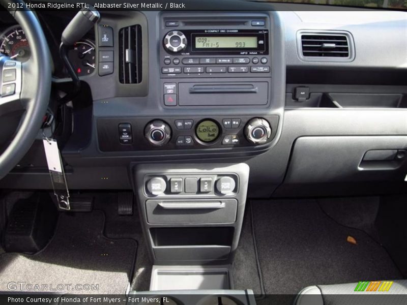 Alabaster Silver Metallic / Black 2012 Honda Ridgeline RTL