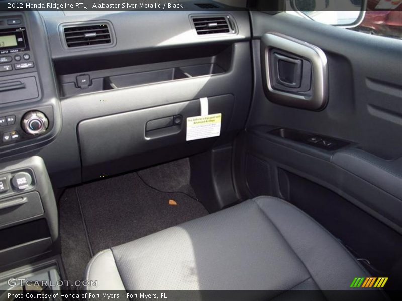 Alabaster Silver Metallic / Black 2012 Honda Ridgeline RTL