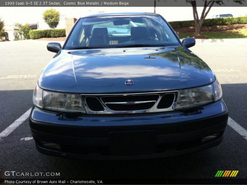 Cosmic Blue Metallic / Medium Beige 1999 Saab 9-5 SE 2.3T Sedan