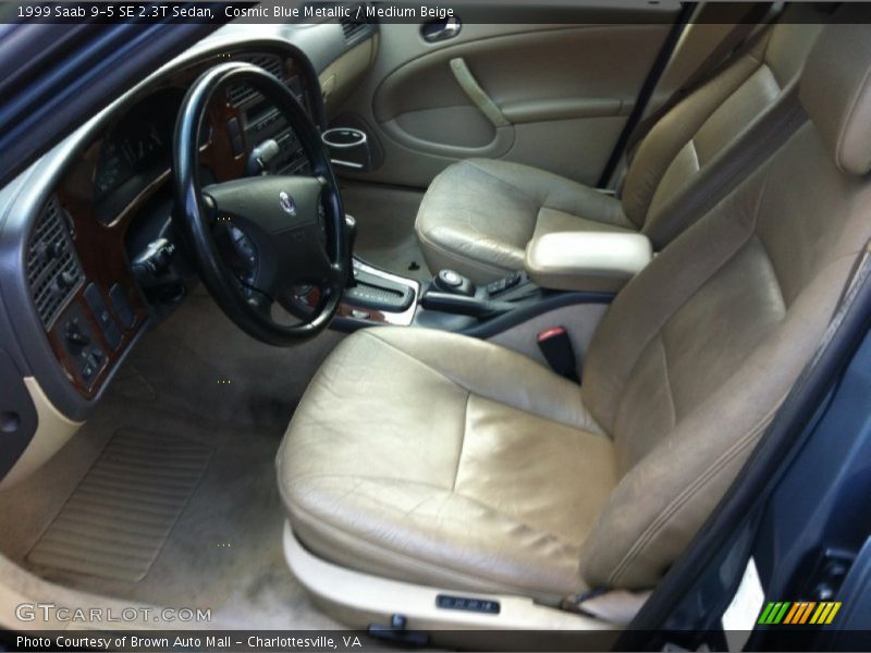 Cosmic Blue Metallic / Medium Beige 1999 Saab 9-5 SE 2.3T Sedan