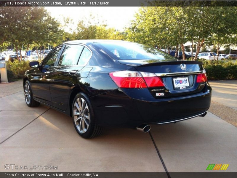 Crystal Black Pearl / Black 2013 Honda Accord Sport Sedan