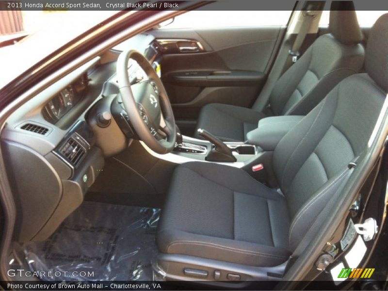 Front Seat of 2013 Accord Sport Sedan