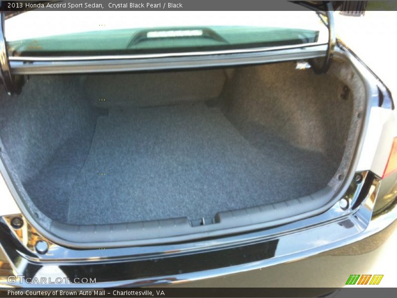  2013 Accord Sport Sedan Trunk