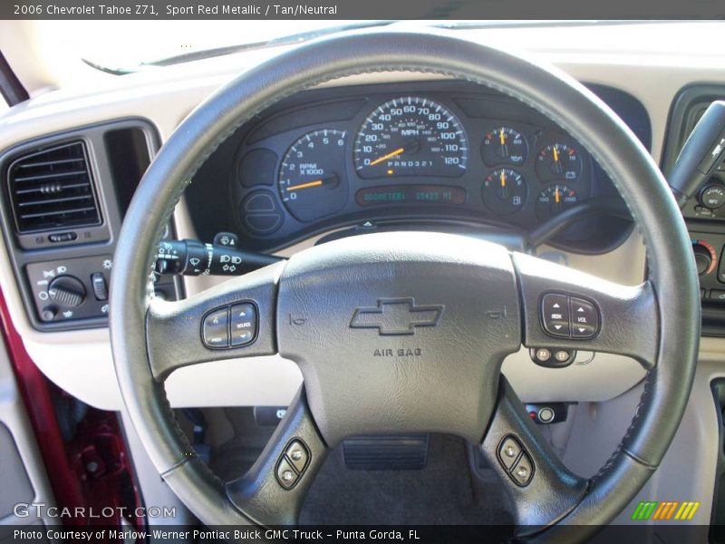 Sport Red Metallic / Tan/Neutral 2006 Chevrolet Tahoe Z71