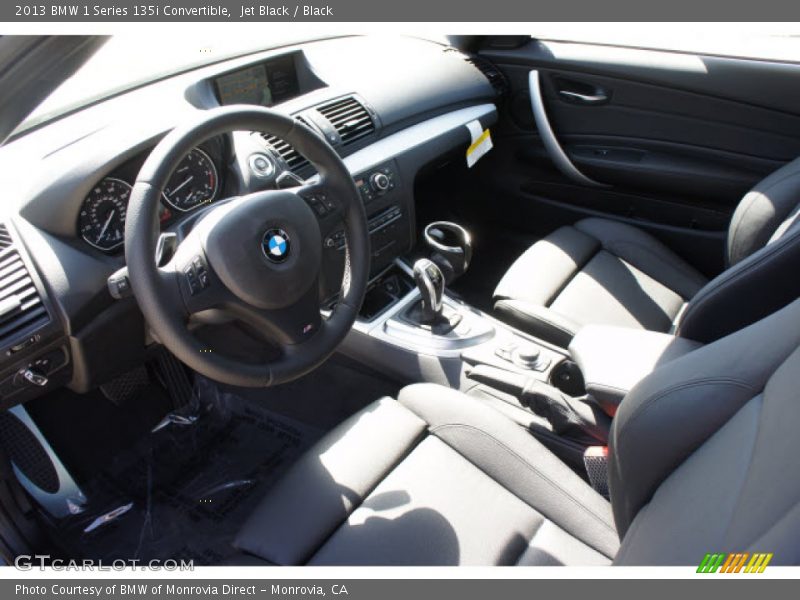 Jet Black / Black 2013 BMW 1 Series 135i Convertible