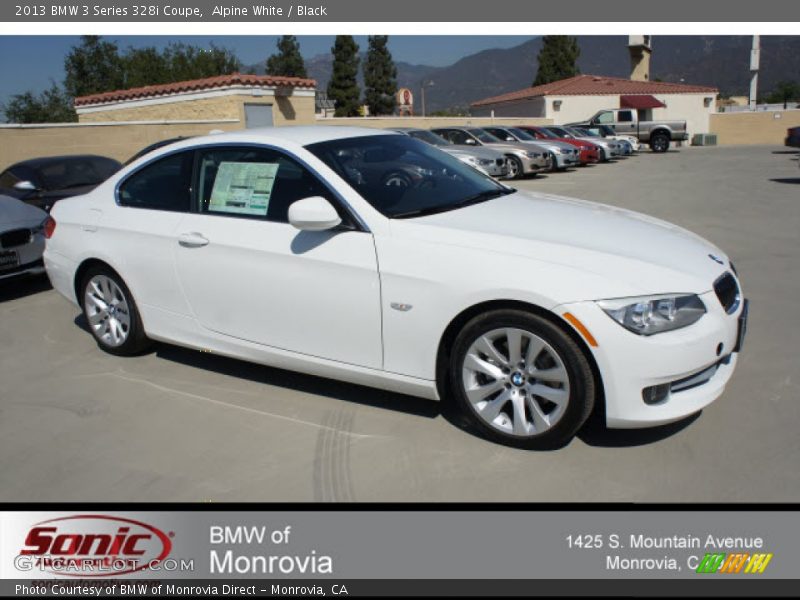Alpine White / Black 2013 BMW 3 Series 328i Coupe