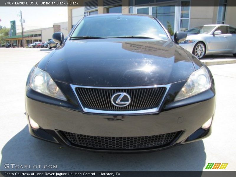 Obsidian Black / Black 2007 Lexus IS 350