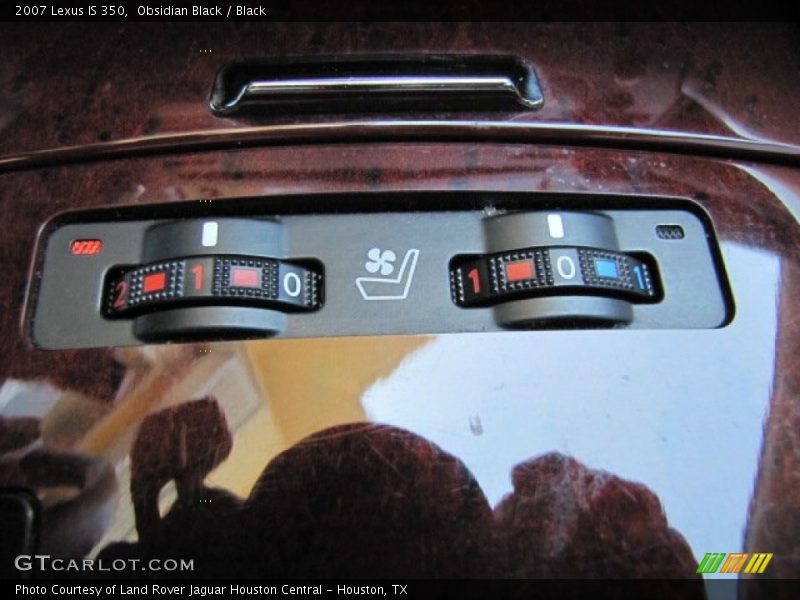 Obsidian Black / Black 2007 Lexus IS 350