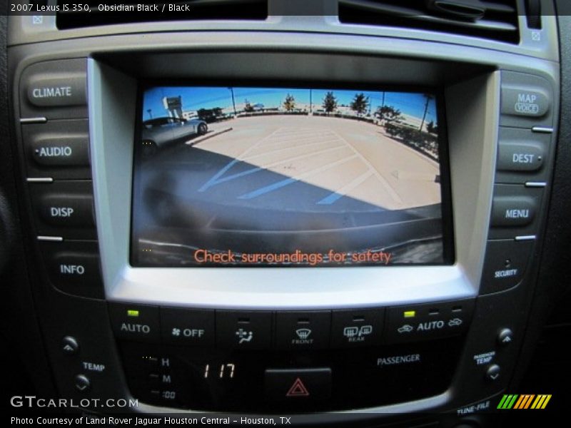 Obsidian Black / Black 2007 Lexus IS 350