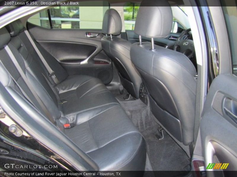 Obsidian Black / Black 2007 Lexus IS 350