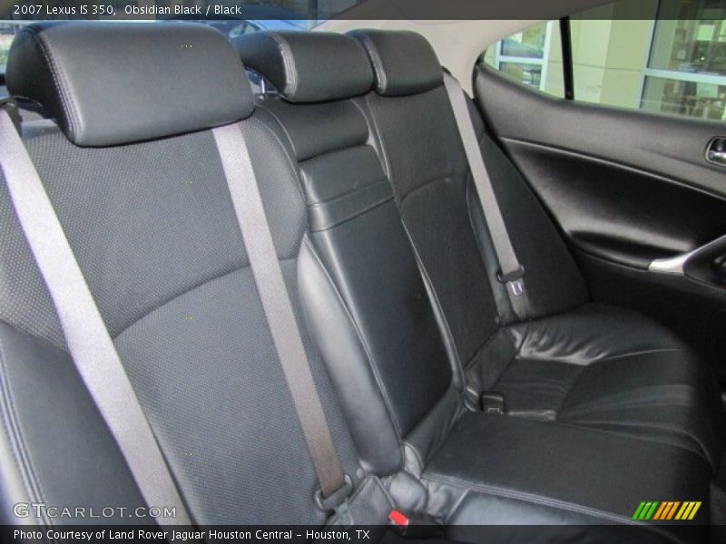 Obsidian Black / Black 2007 Lexus IS 350