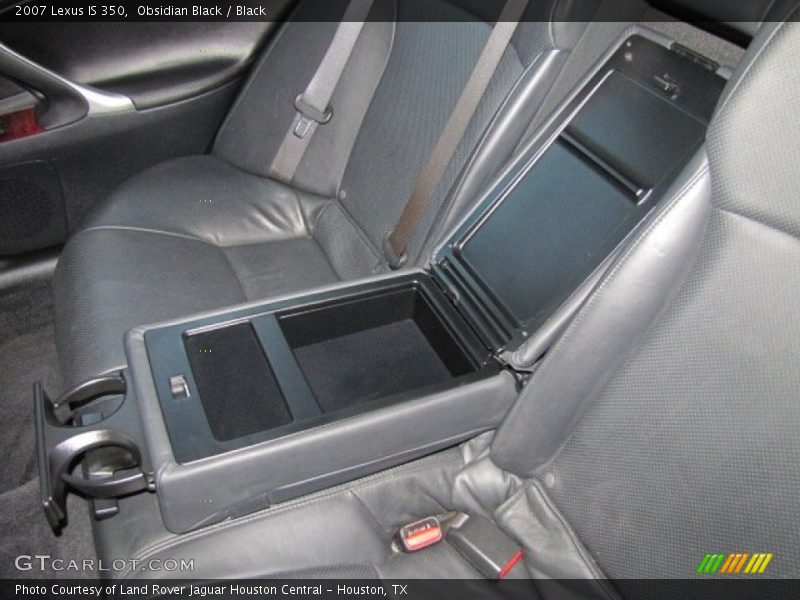Obsidian Black / Black 2007 Lexus IS 350