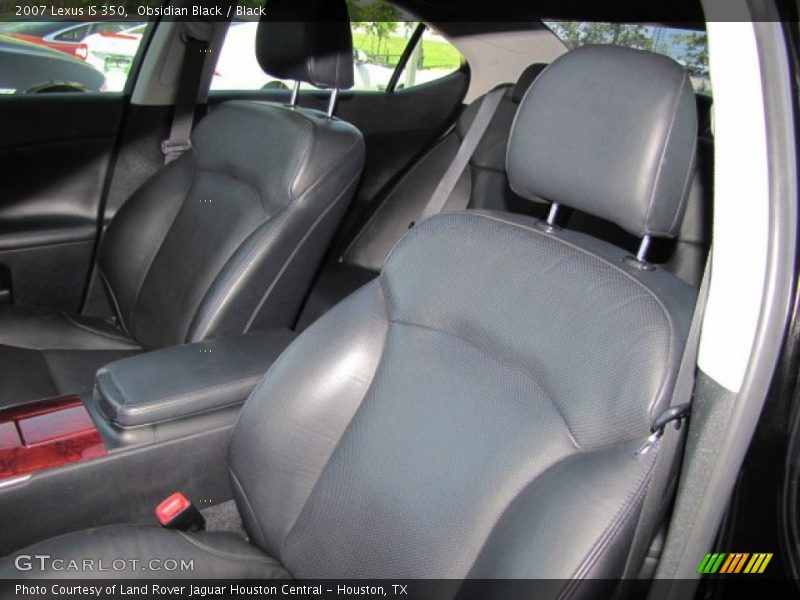 Obsidian Black / Black 2007 Lexus IS 350