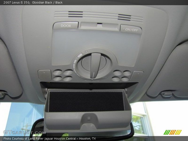 Obsidian Black / Black 2007 Lexus IS 350
