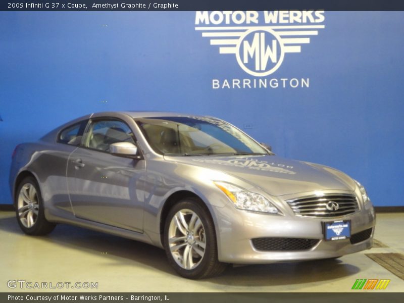 Amethyst Graphite / Graphite 2009 Infiniti G 37 x Coupe
