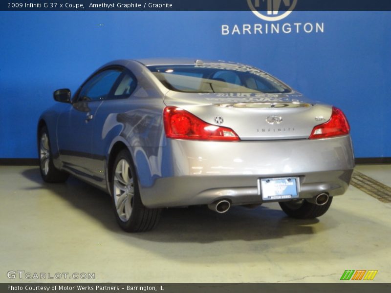 Amethyst Graphite / Graphite 2009 Infiniti G 37 x Coupe