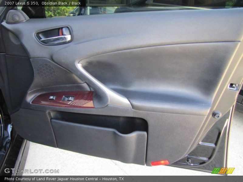 Obsidian Black / Black 2007 Lexus IS 350