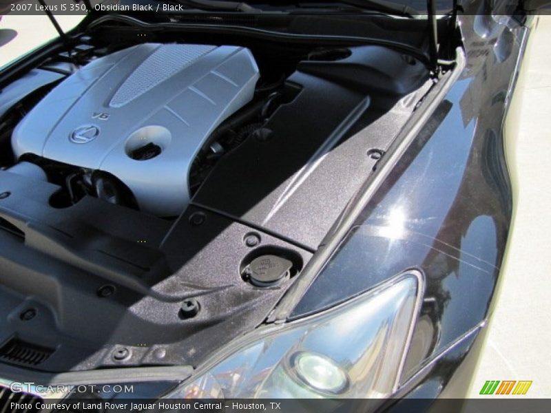 Obsidian Black / Black 2007 Lexus IS 350