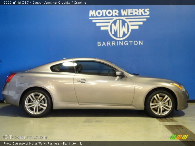 Amethyst Graphite / Graphite 2009 Infiniti G 37 x Coupe