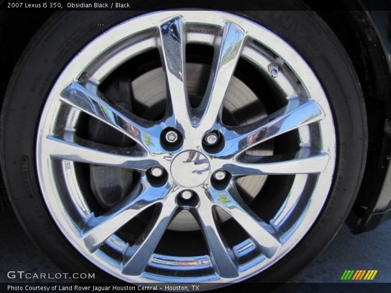 Obsidian Black / Black 2007 Lexus IS 350