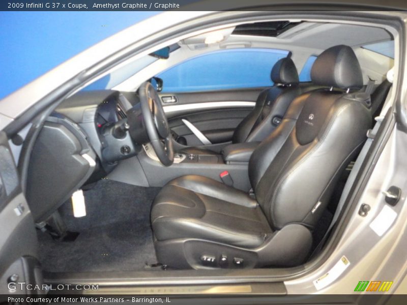Amethyst Graphite / Graphite 2009 Infiniti G 37 x Coupe