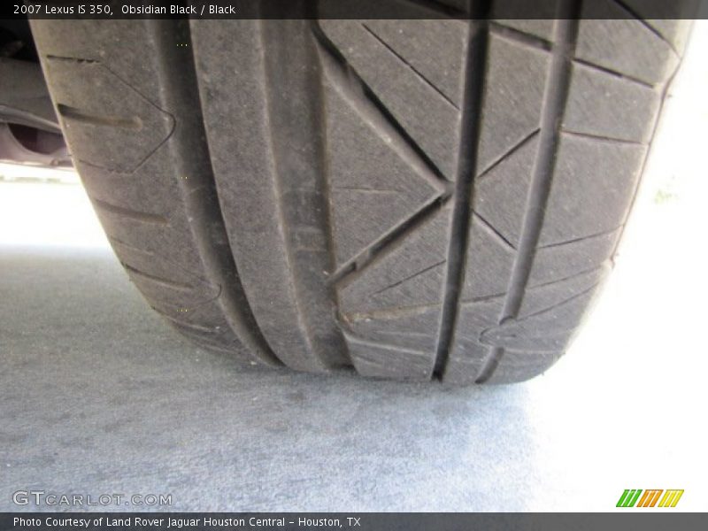 Obsidian Black / Black 2007 Lexus IS 350