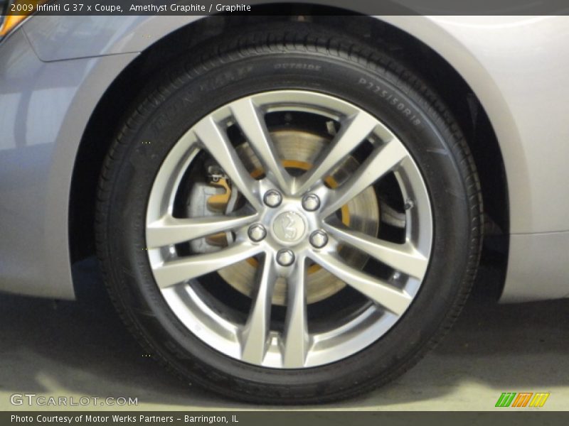 Amethyst Graphite / Graphite 2009 Infiniti G 37 x Coupe