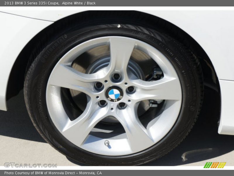 Alpine White / Black 2013 BMW 3 Series 335i Coupe