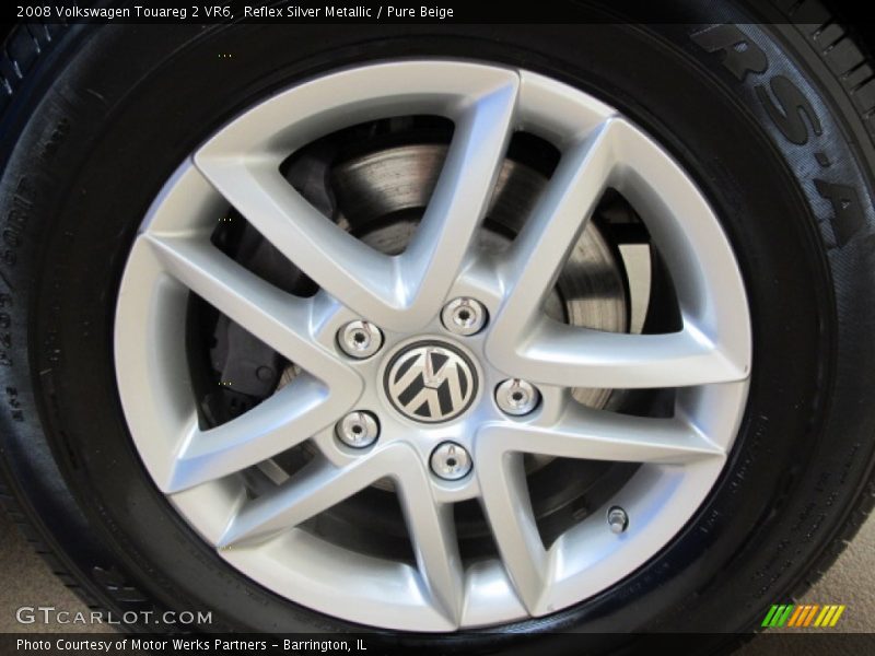 Reflex Silver Metallic / Pure Beige 2008 Volkswagen Touareg 2 VR6