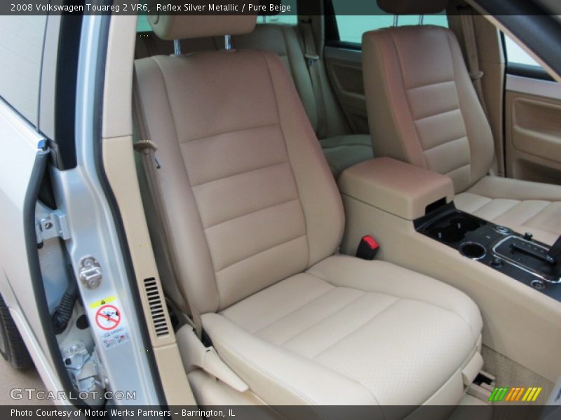 Reflex Silver Metallic / Pure Beige 2008 Volkswagen Touareg 2 VR6