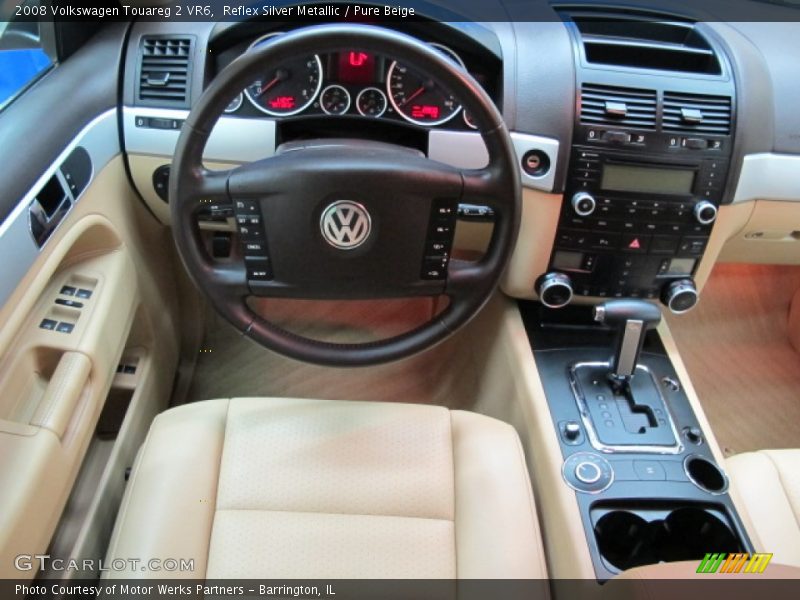 Reflex Silver Metallic / Pure Beige 2008 Volkswagen Touareg 2 VR6