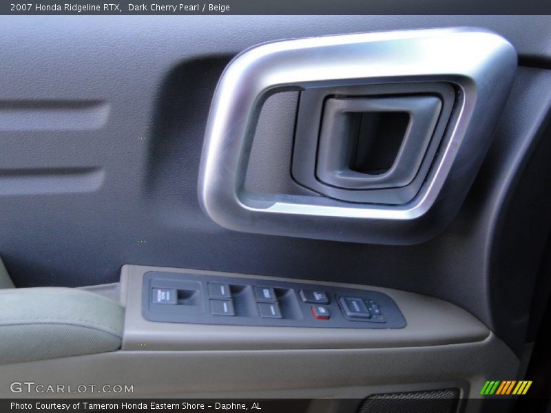 Dark Cherry Pearl / Beige 2007 Honda Ridgeline RTX