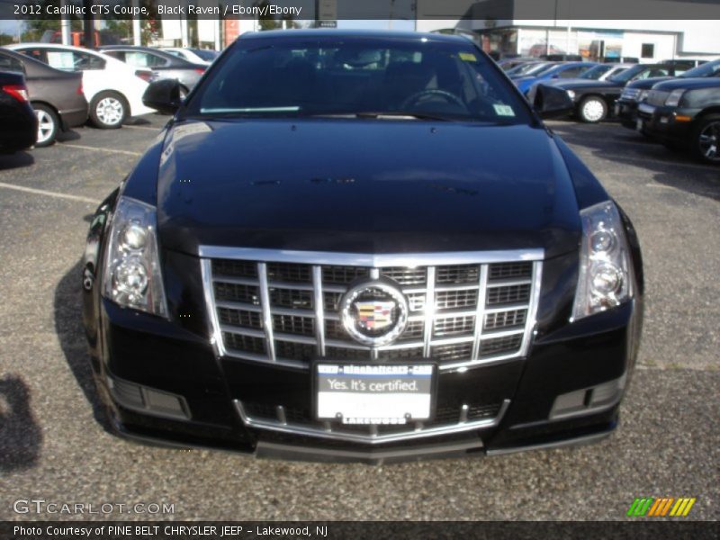 Black Raven / Ebony/Ebony 2012 Cadillac CTS Coupe