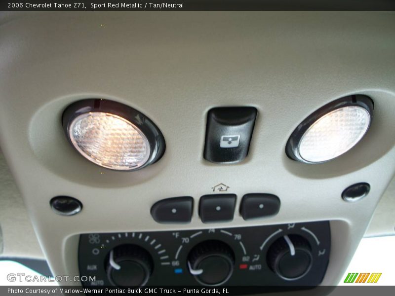 Sport Red Metallic / Tan/Neutral 2006 Chevrolet Tahoe Z71