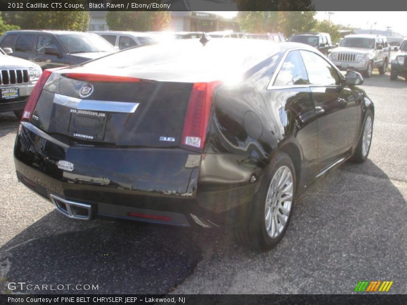 Black Raven / Ebony/Ebony 2012 Cadillac CTS Coupe