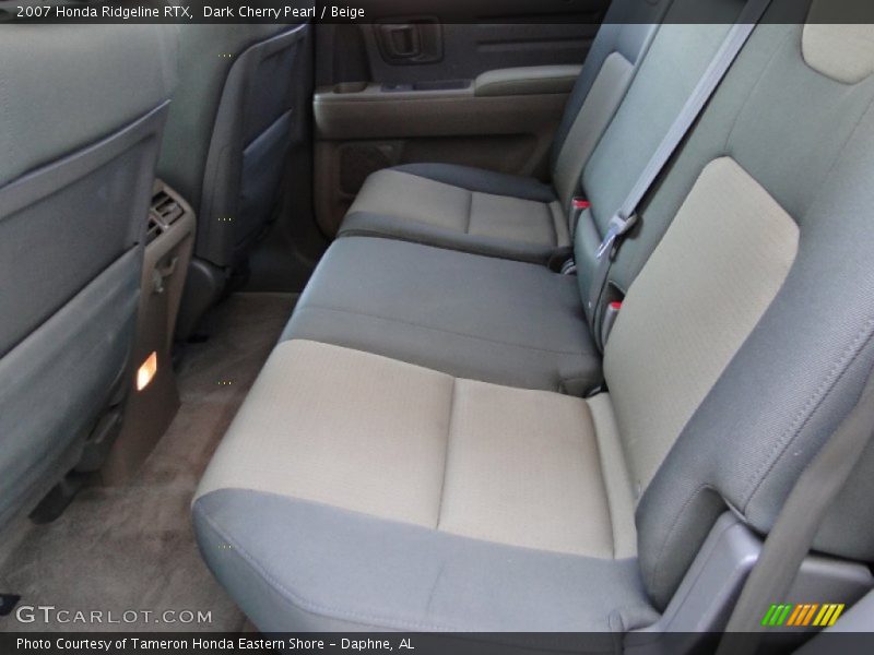 Dark Cherry Pearl / Beige 2007 Honda Ridgeline RTX