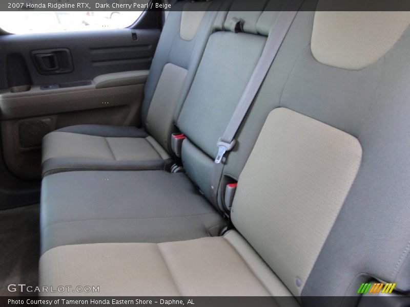 Dark Cherry Pearl / Beige 2007 Honda Ridgeline RTX