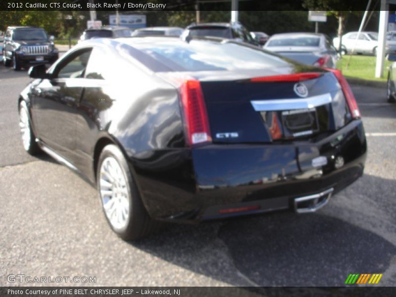 Black Raven / Ebony/Ebony 2012 Cadillac CTS Coupe