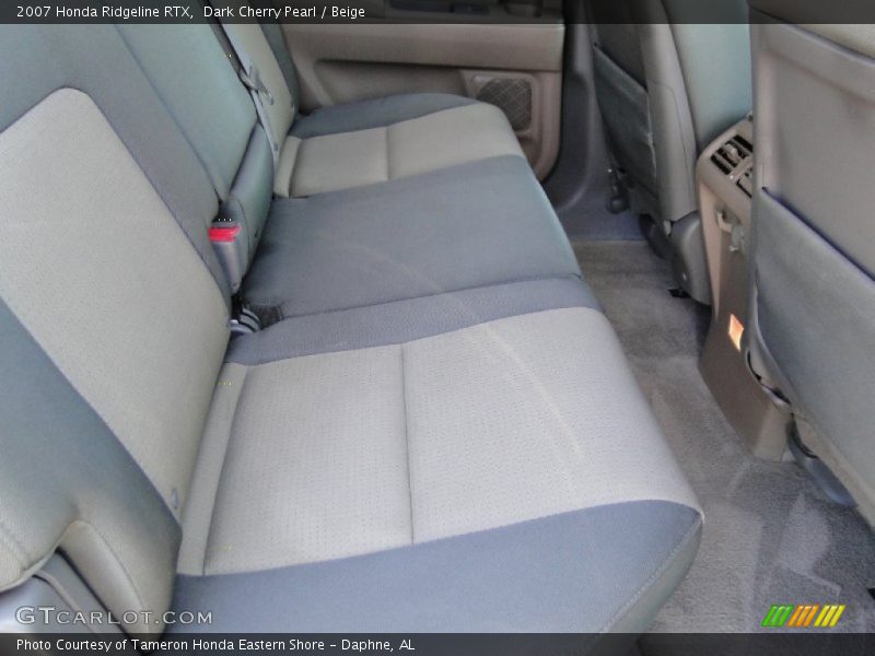 Dark Cherry Pearl / Beige 2007 Honda Ridgeline RTX