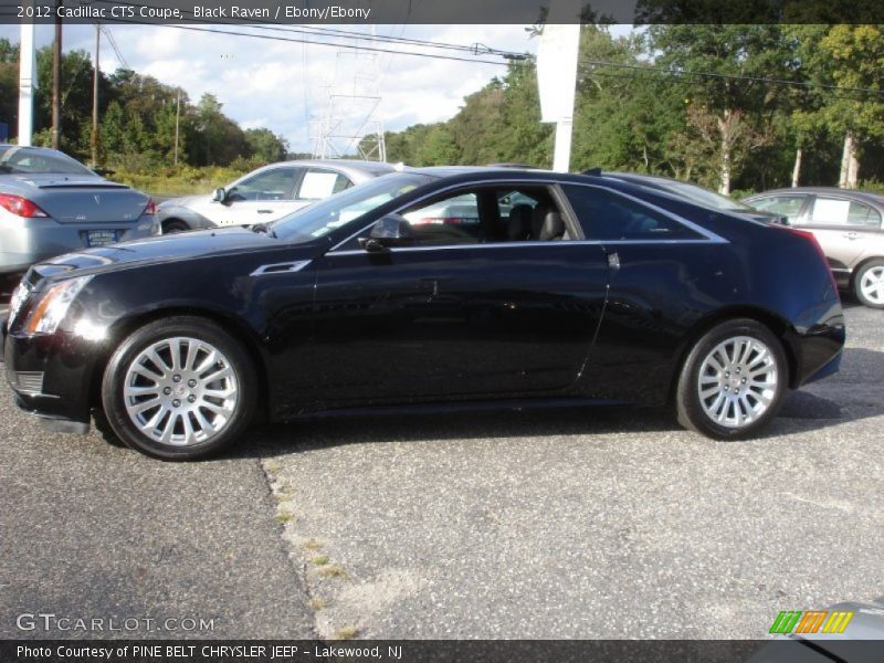 Black Raven / Ebony/Ebony 2012 Cadillac CTS Coupe
