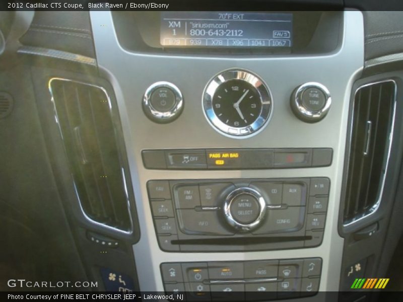 Black Raven / Ebony/Ebony 2012 Cadillac CTS Coupe